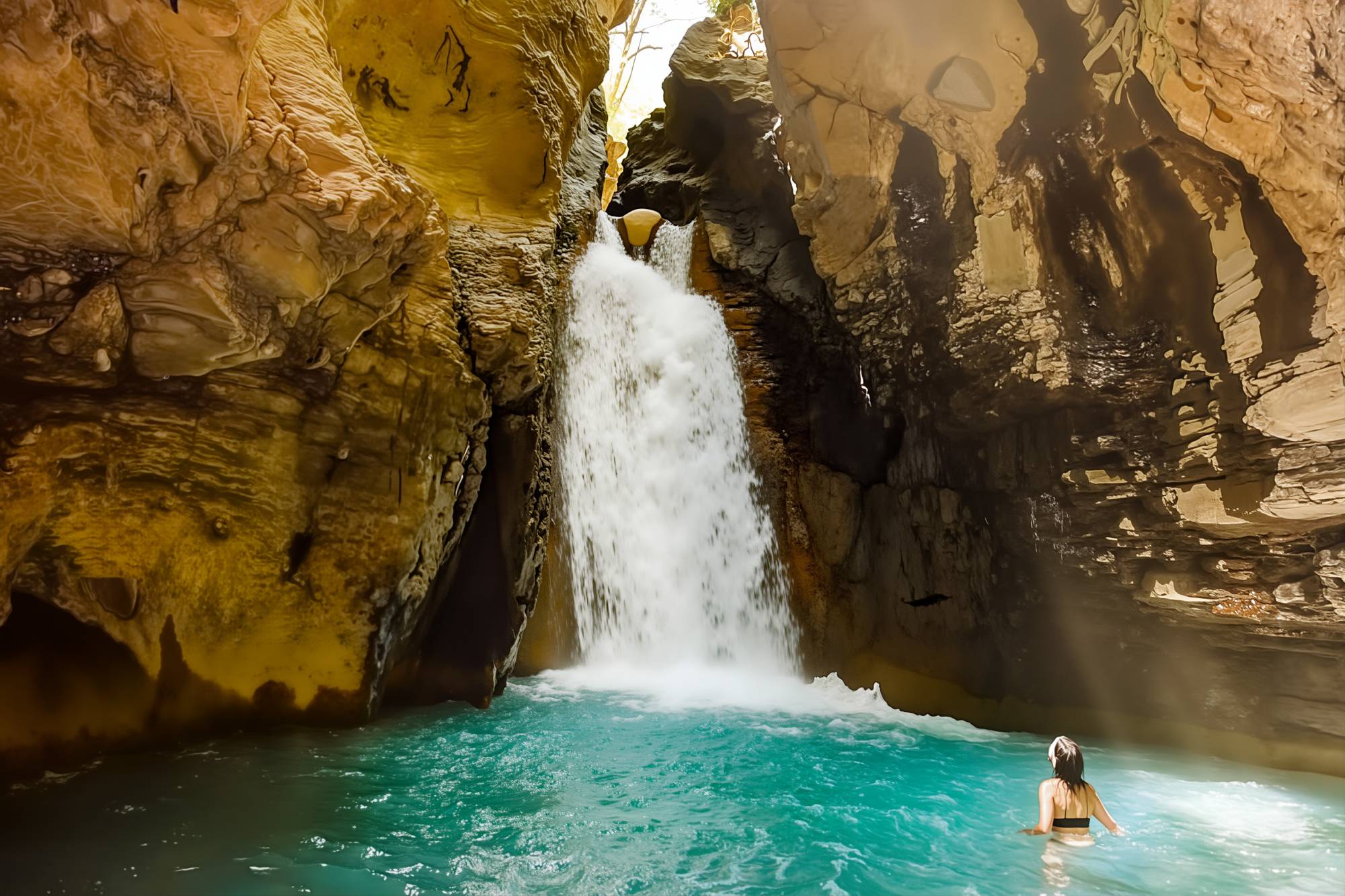 La Leona Waterfall